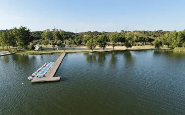 View of the Cazalegas reservoir