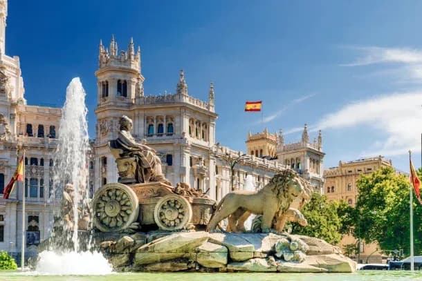 View of the city of Madrid