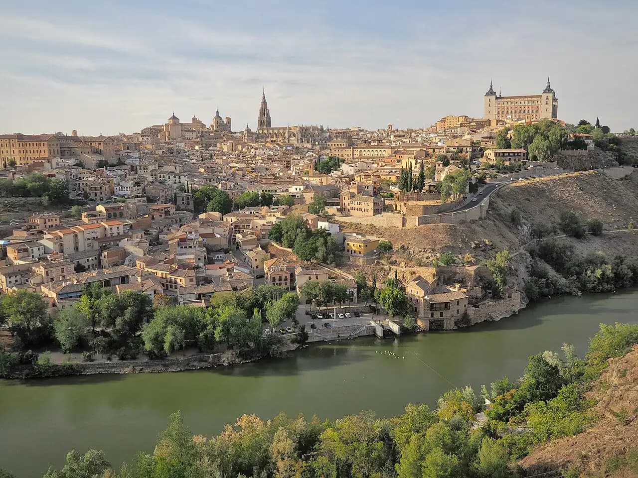 Historic panorama of the city of Toledo